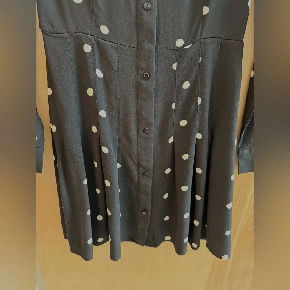And Other Stories Pleated Shirt-Dress: Eligible 3/$25 - Picture 6 of 8
